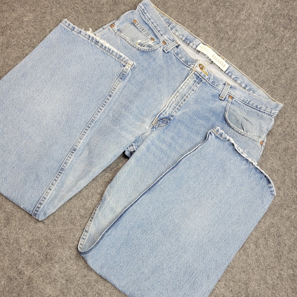 Arizona Jeans Mens 38x31 Blue Denim Relaxed Fit Y2K Streetwear Grunge Americana‎